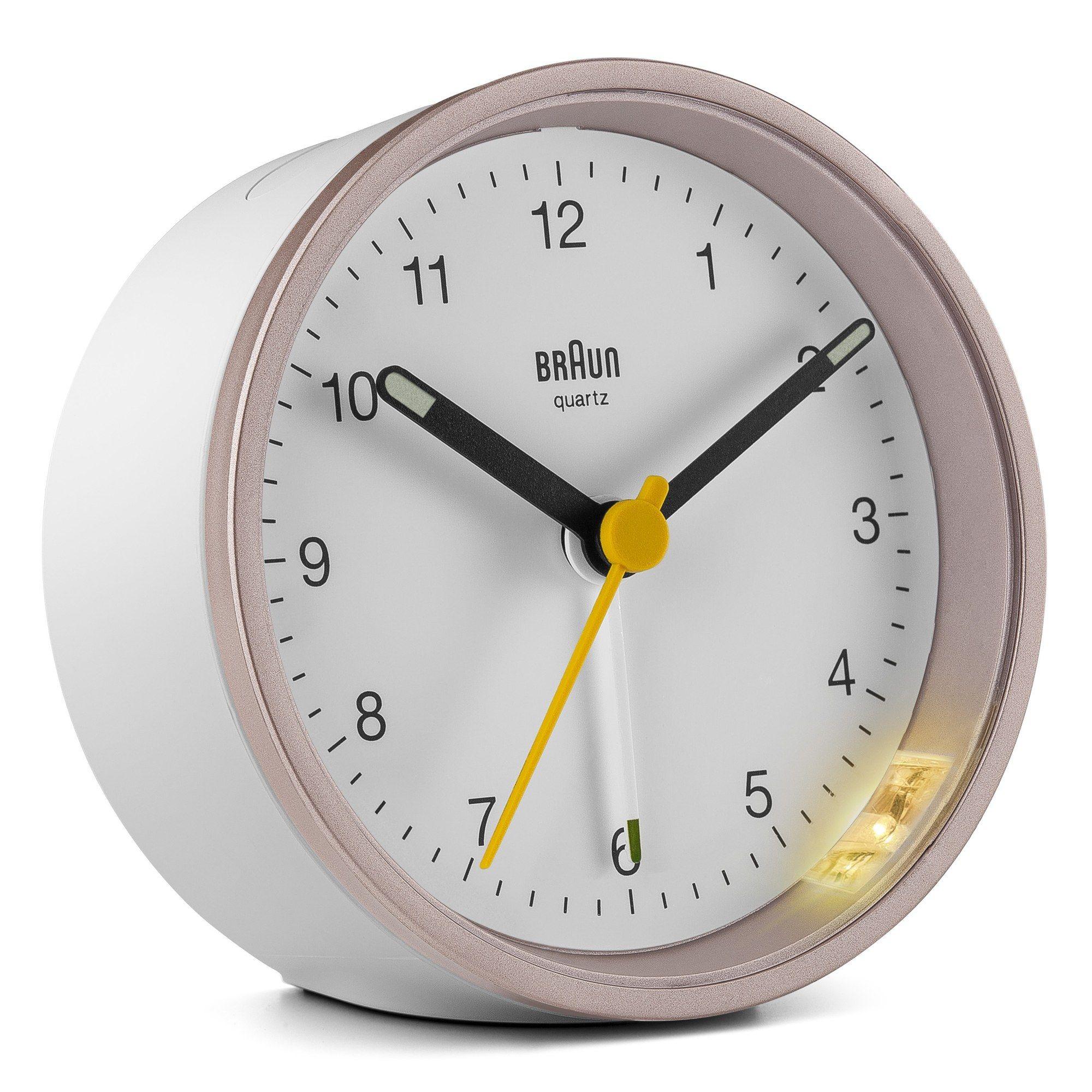 Despertador BRAUN BC 12 PW (Rosa e Branco)