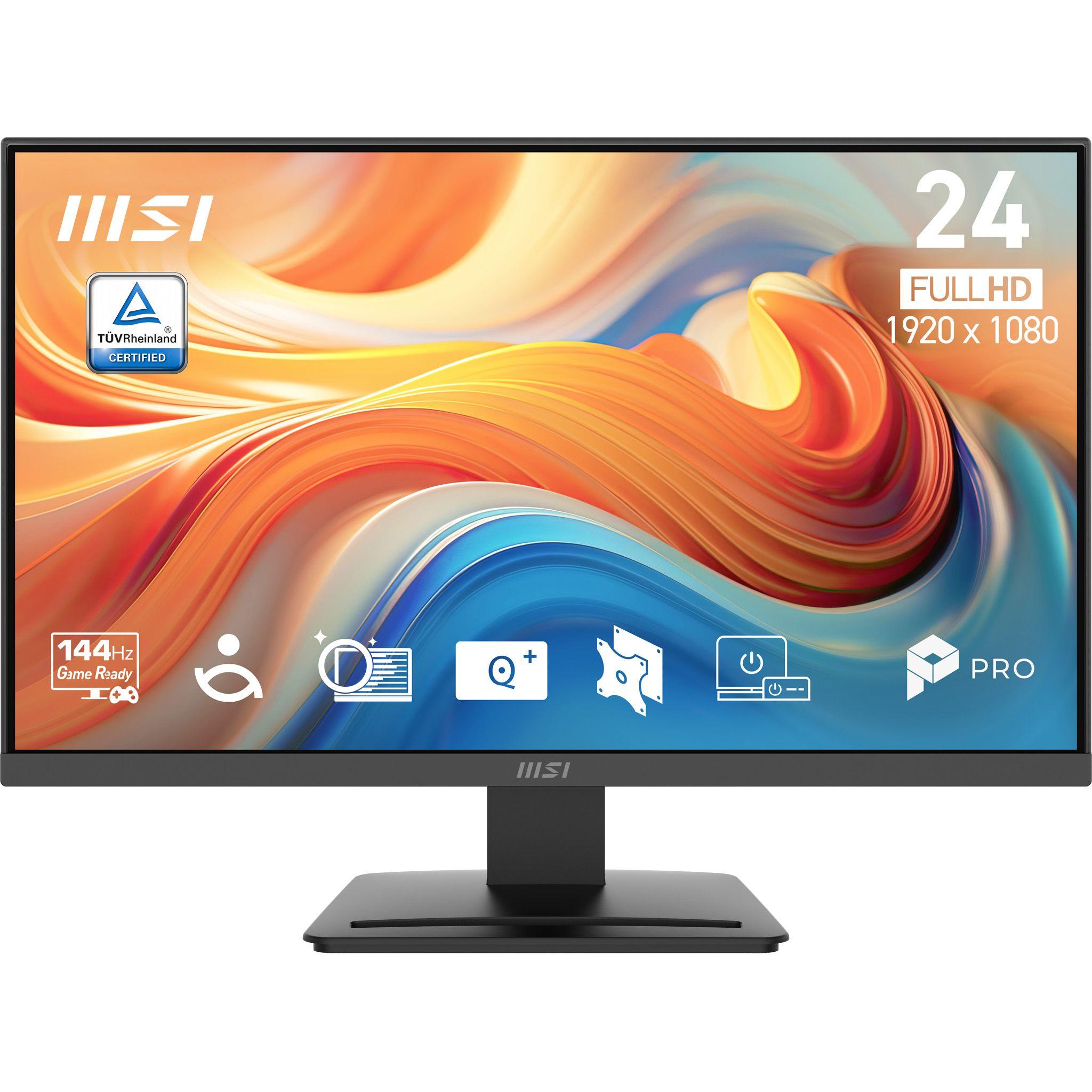 Monitor MSI PRO MP241 E14V (23,8" - VA - 144 Hz - Preto)