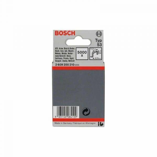 Grampos de Arame Fino BOSCH Tipo 53 2609200210 (Cinzento), miniatura 2