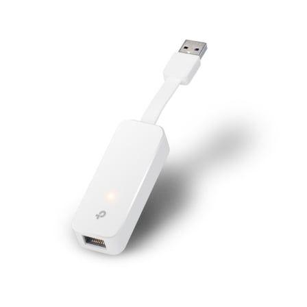 Adaptador de Rede USB Ethernet TP-LINK UE300 V2 (USB 3.0 - Gigabit Ethernet - Branco)