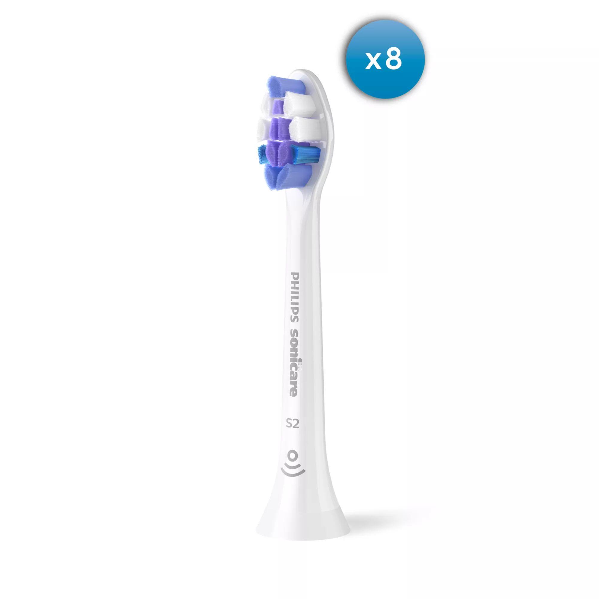 Cabeças de Escova de Dentes PHILIPS Sensitive HX6058/87 (Branco)