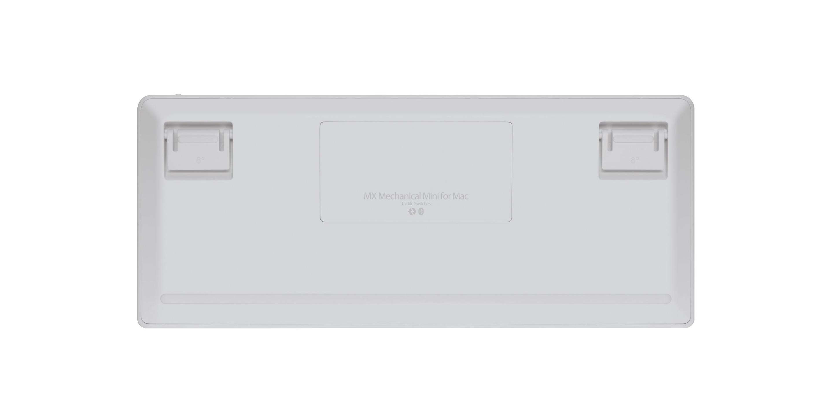 Teclado LOGITECH MX Mechanical Mini for Mac (Alemão - Interruptor de chave mecânico - RF Wireless + Bluetooth - Cinzento Claro/Branco) — miniatura 2