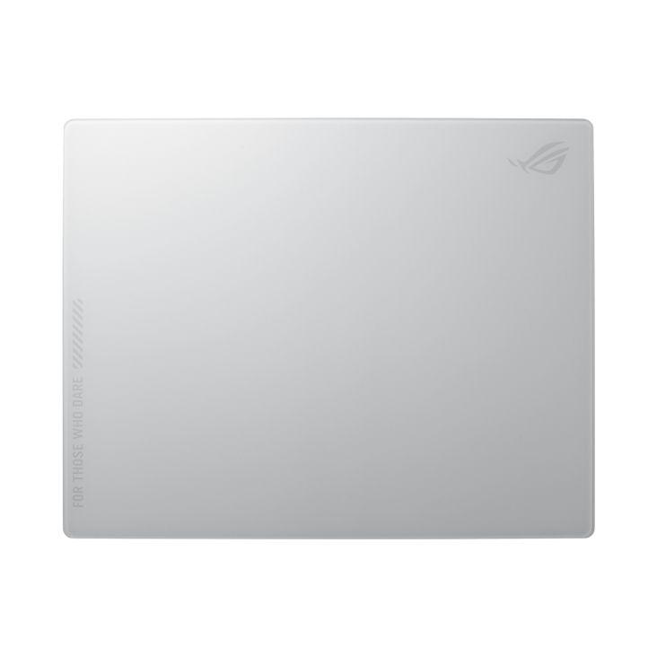 Tapete de Rato Gaming ASUS ROG Moonstone Ace L (L - Silicone, Vidro temperado - Vidro temperado - Branco)