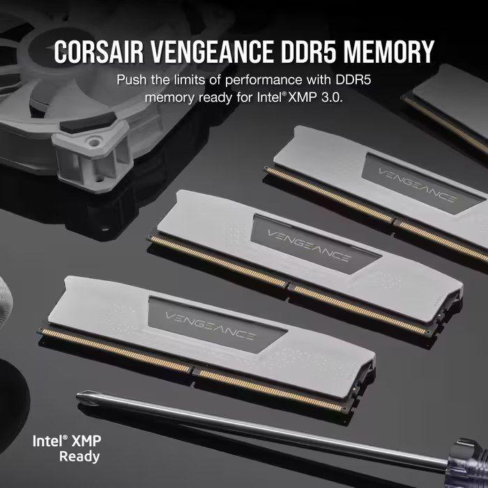 Memória RAM CORSAIR Vengeance CMK32GX5M2B6400Z32W (6400MHz - 32GB - DIMM), miniatura 3