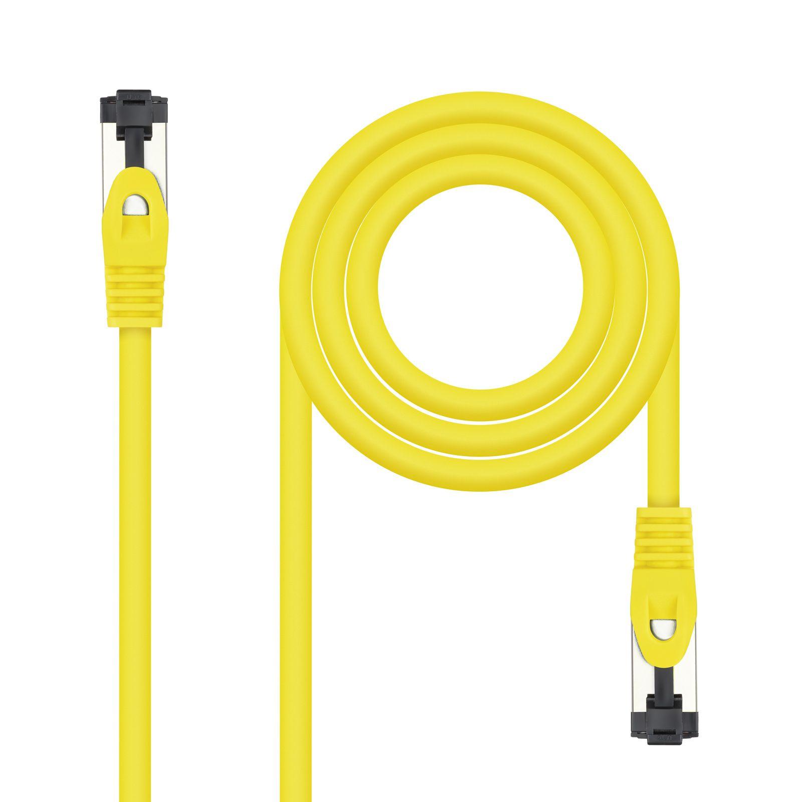 Cabo de Rede NANOCABLE 10.20.2002-Y (2 m - RJ-45 - Amarelo)