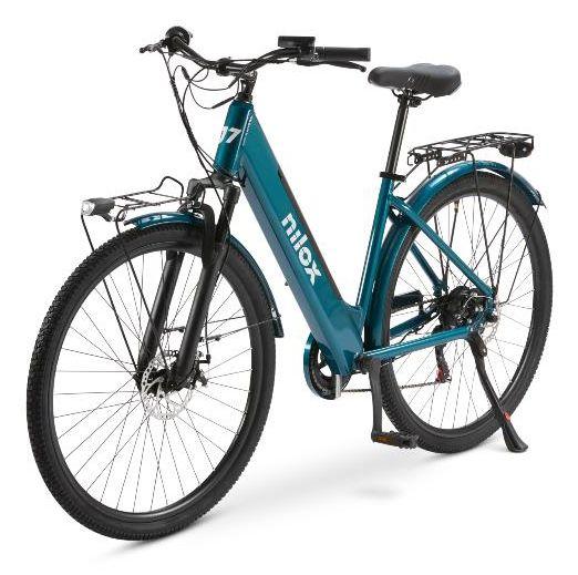Bicicleta Elétrica NILOX NXEBJ7GR (Alumínio - Verde) — miniatura 3