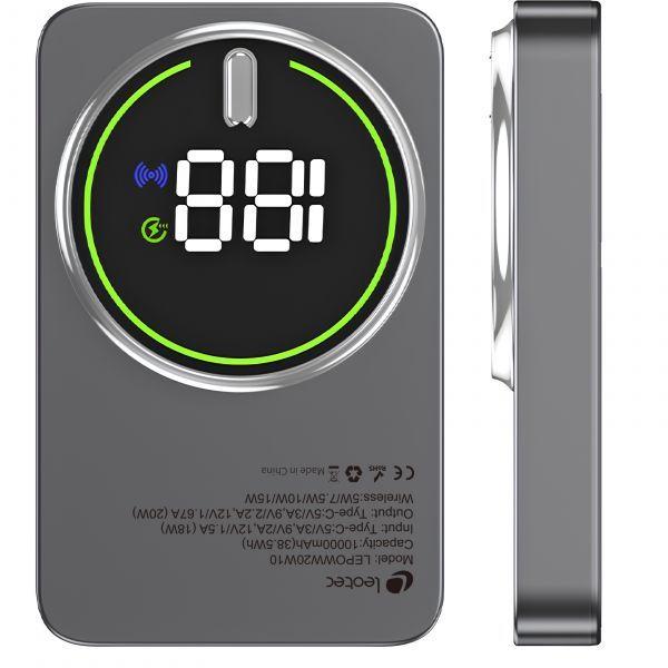 Powerbank LEOTEC LEPOWW20W10G (10000 mAh - 38,5Wh - 20 W - Cinzento), miniatura 4
