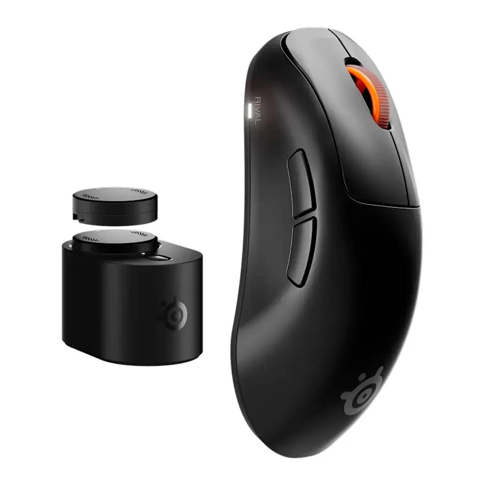Rato STEELSERIES Rival Pro WL (42 000 DPI - TrueMove 42K Pro ótico - 800 IPS - Preto) — miniatura 2