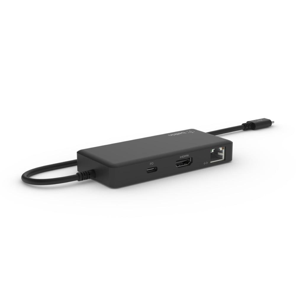 Adaptador HUB USB-C BELKIN INC008btBK (Preto)