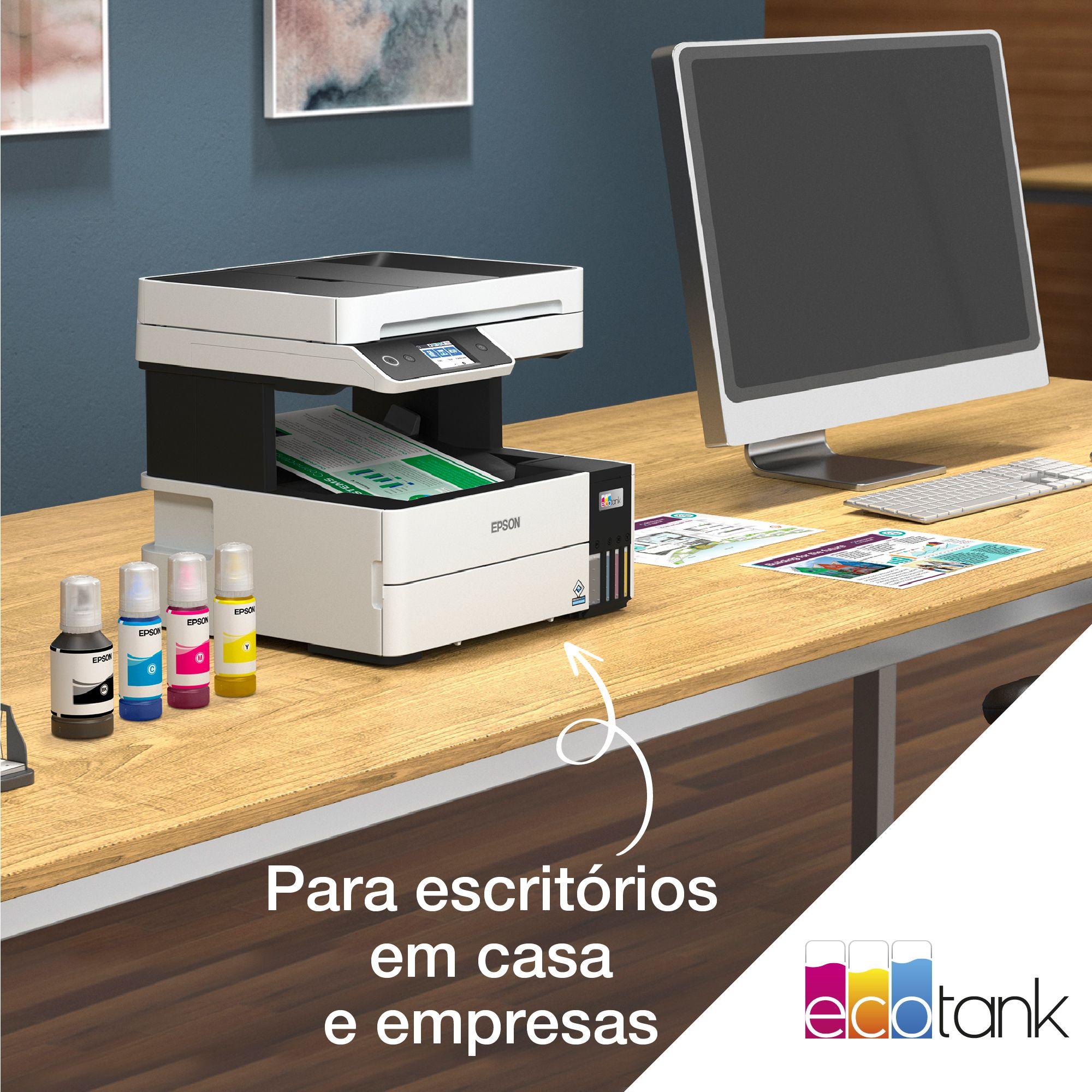 Impressora Multifunções EPSON EcoTank ET-5150 (A4 - Impressão a cores - 250 folhas - Preto e Branco) — miniatura 10