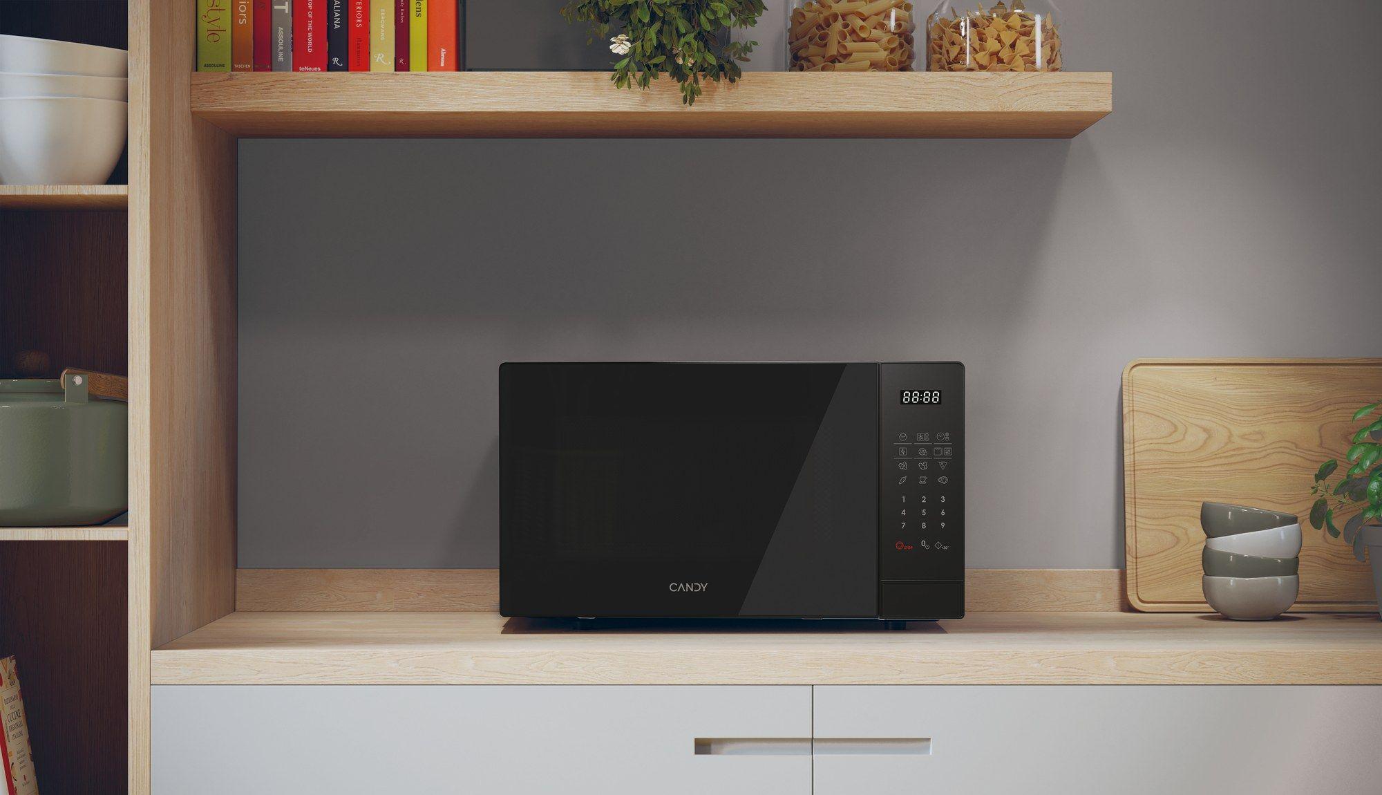 Micro-ondas com Grill de Bancada CANDY CMGA20W8STB (700 W - 20 l - Toque - Preto), miniatura 5