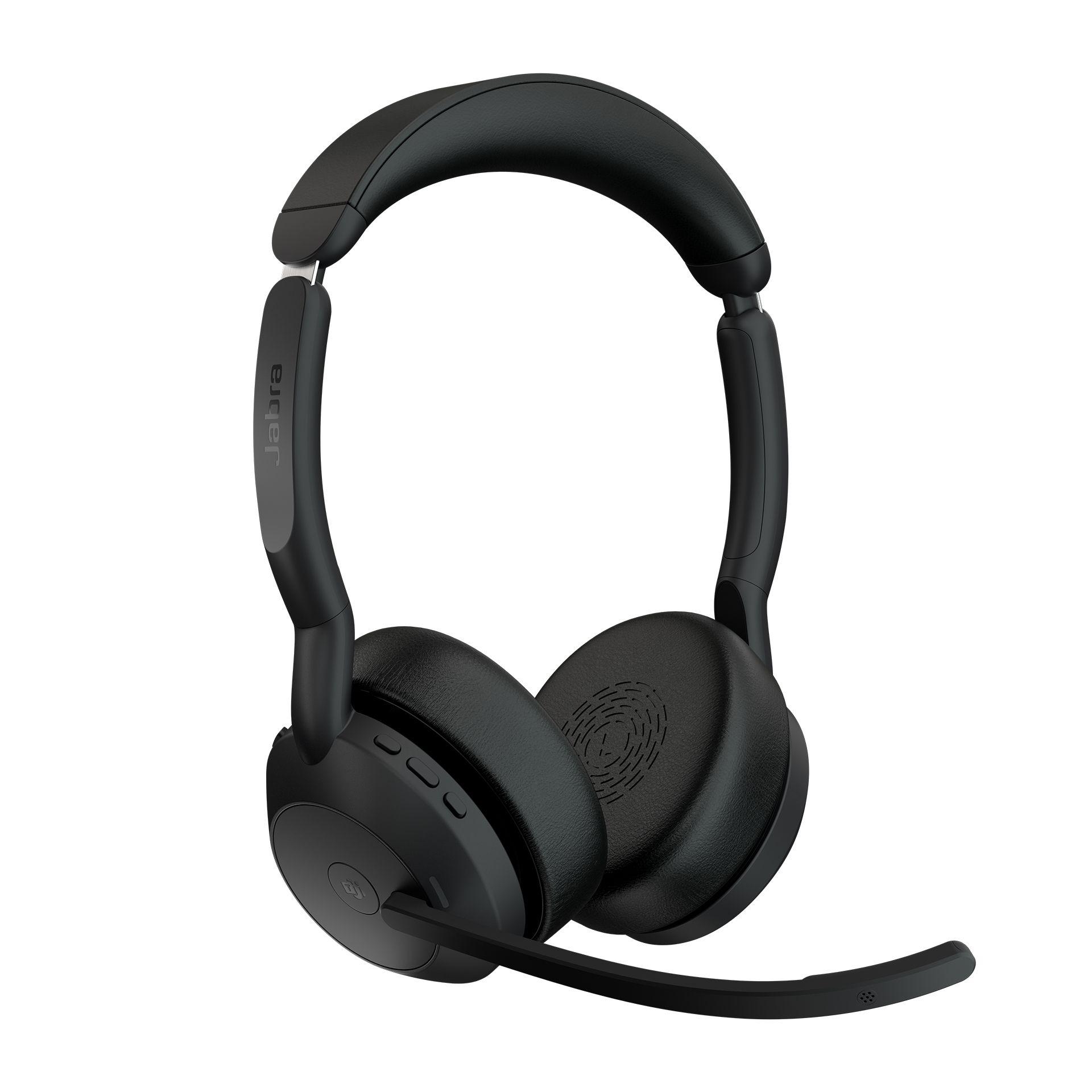 Headset JABRA Evolve2 55 MS Stereo (Binaural - Sem fios - 2,8 cm - Preto) — miniatura 2