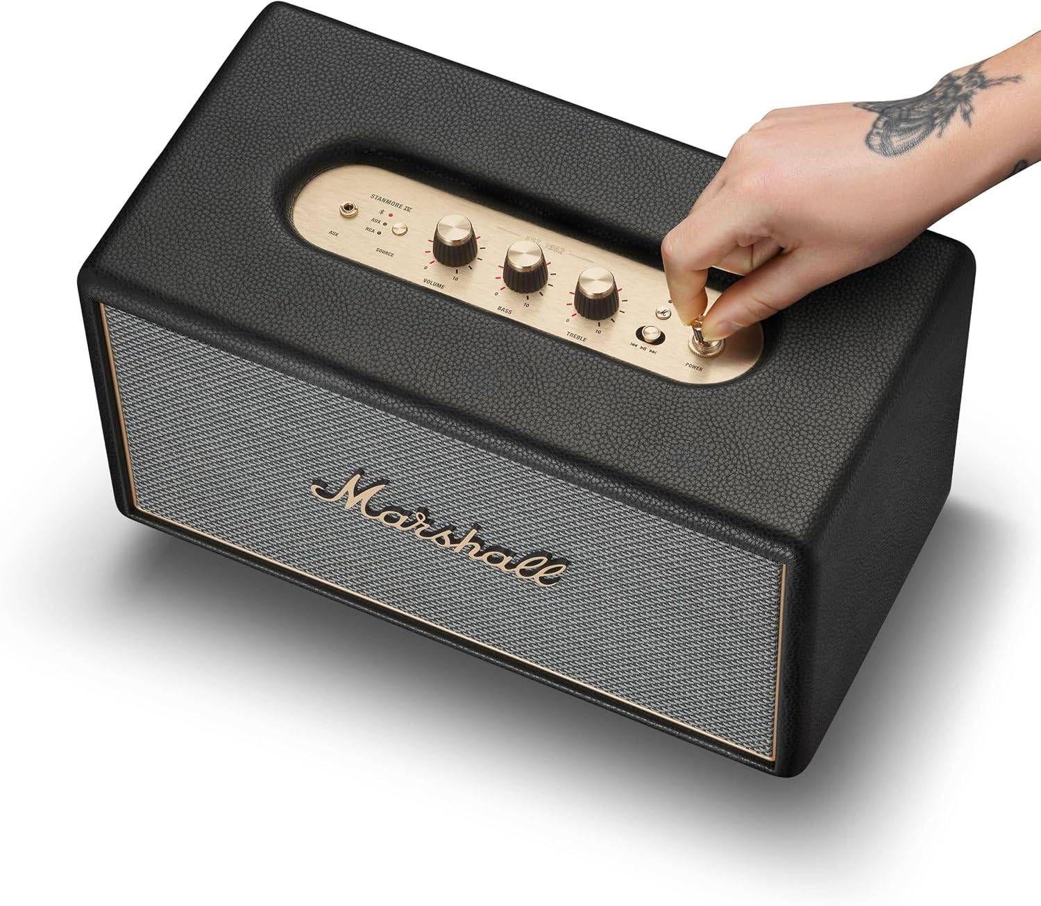 Coluna Bluetooth MARSHALL Stanmore IV (110 W - Bluetooth 5.3 - Preto e Latão) — miniatura 6