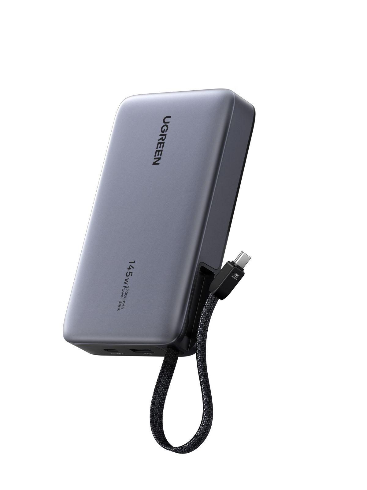 Powerbank UGREEN PB551 (20000 mAh - USB Type-C - Cinzento) — miniatura 2