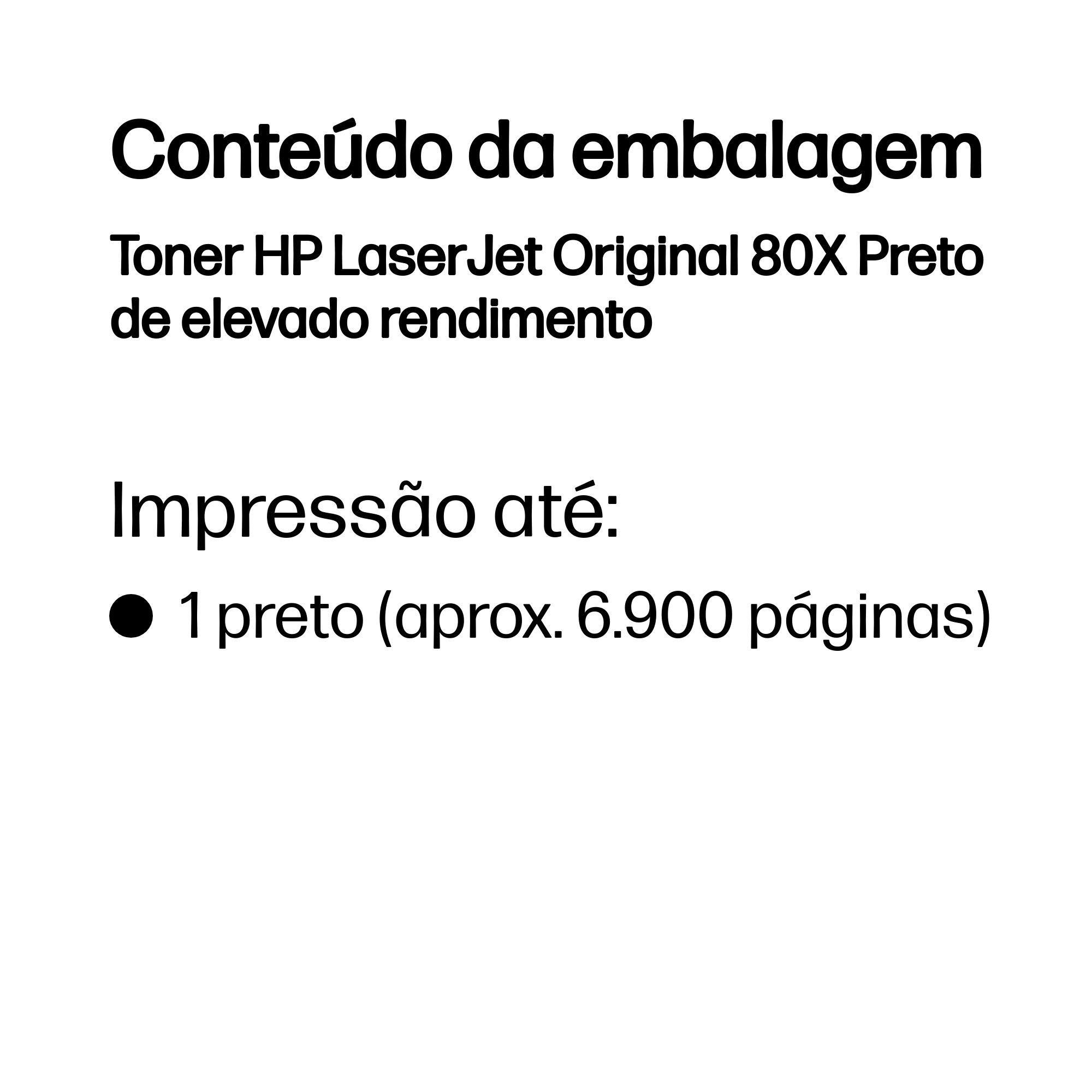 Toner HP CF280X (6900 páginas - Preto), miniatura 3