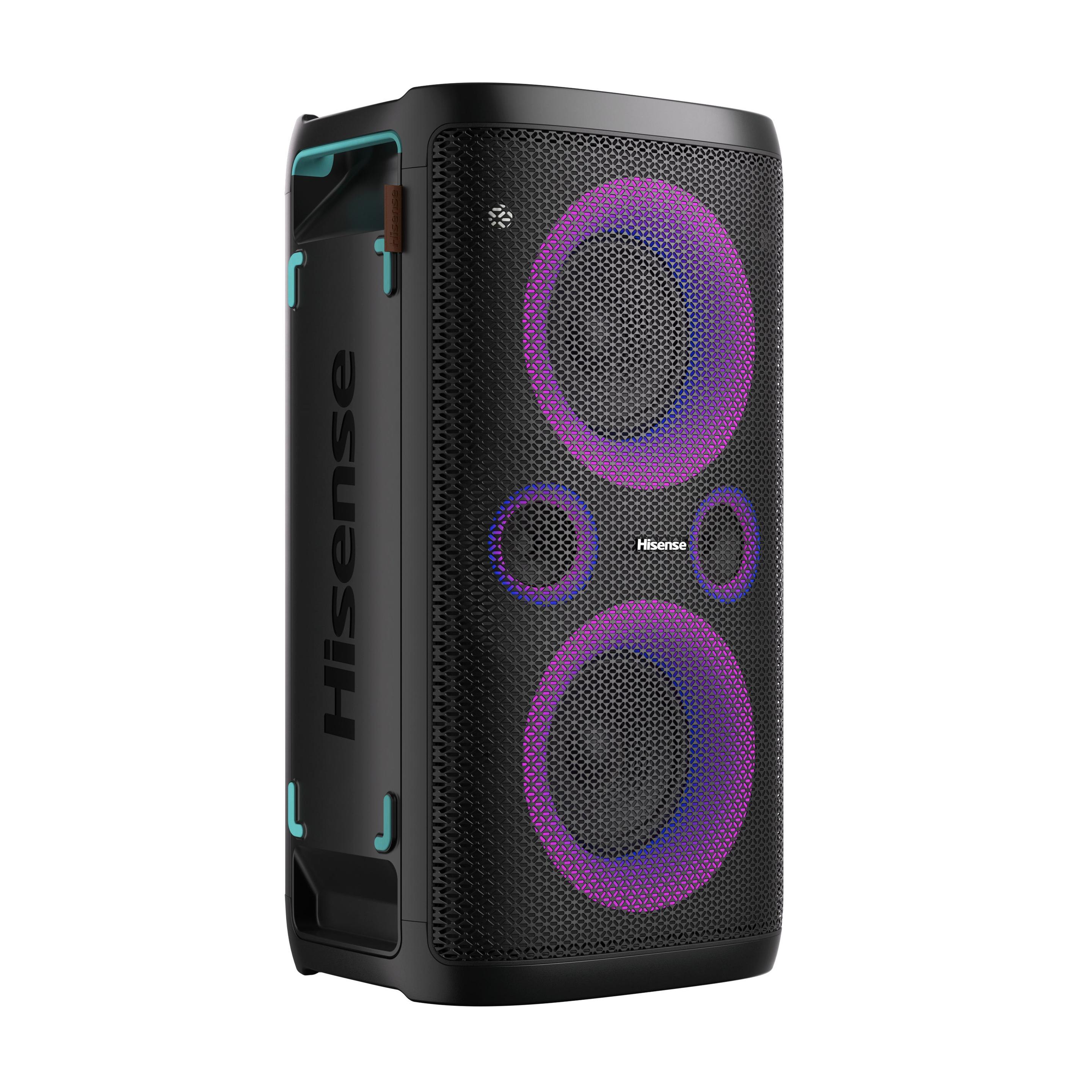 Coluna de Festa HISENSE Party Storm (300 W - IPX4 - Sem fios - Preto)