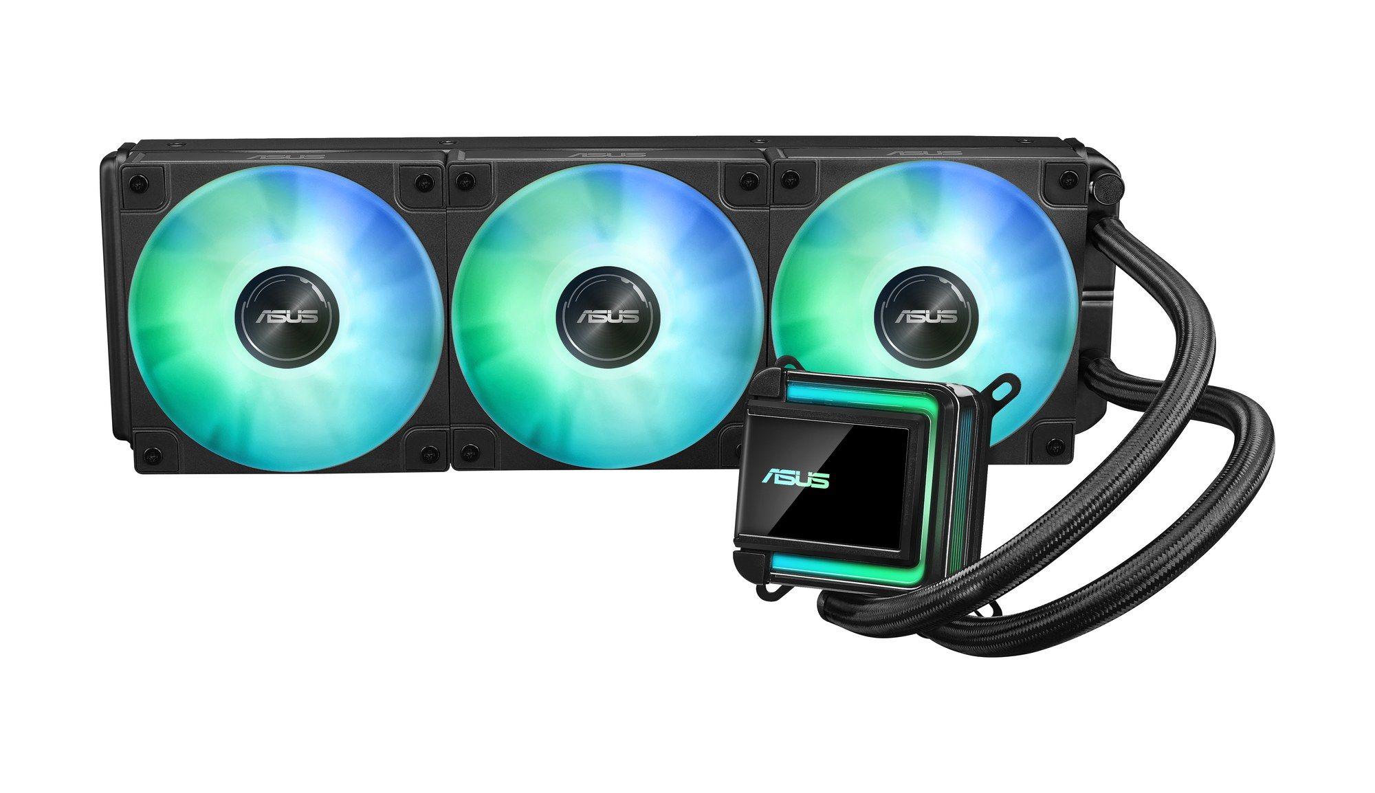 Sistema de Refrigeração Líquida ASUS LC 360 ARGB (LGA 1700, LGA 1851, AM4, AM5 - 120 mm - 1800 RPM - Preto)