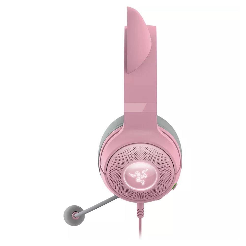 Headset RAZER Kraken Kitty V2 (Binaural - Com fios - Circum-aural - Rosa) — miniatura 5