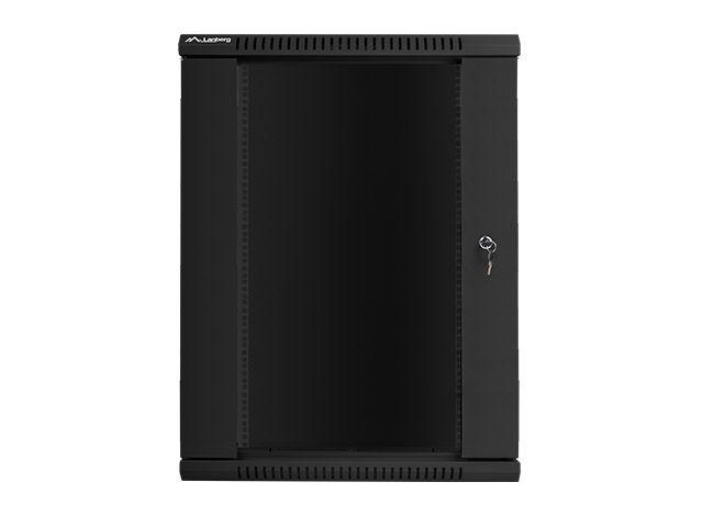 Armário Rack de Parede LANBERG WF01-6418-10B (18U - 19" - 600 x 450 x 907 mm - Preto)