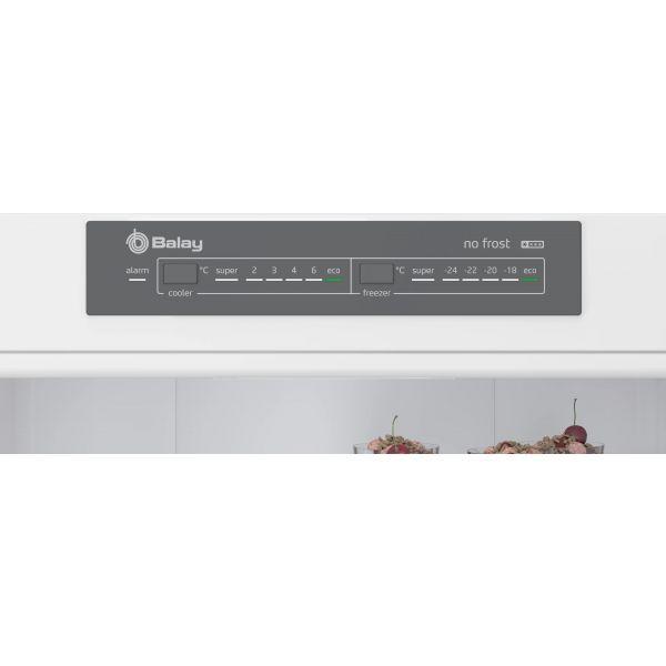Frigorífico Combinado Independente BALAY 3KFD553XI (326 l - 186x60x66 cm - 60 cm - Inox) — miniatura 3