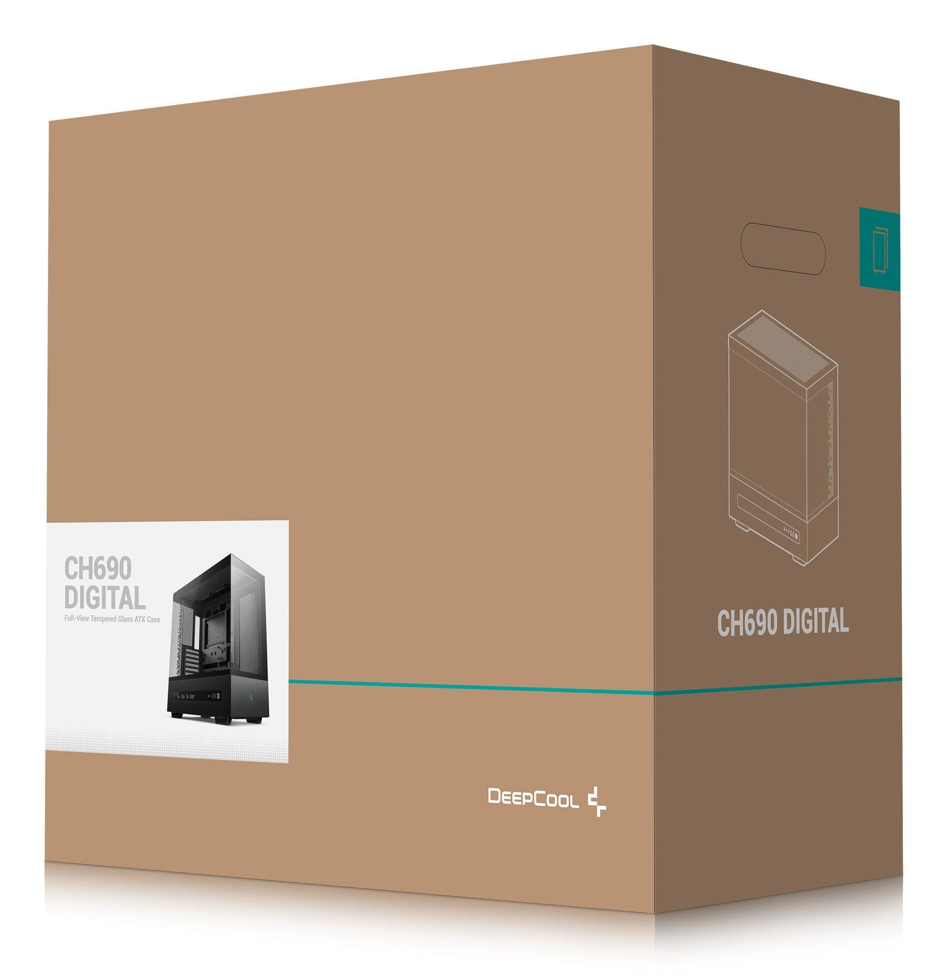 Caixa de Computador DEEPCOOL R-CH690-BKNNA0D-G-1 (ATX, Micro ATX, Mini-ITX - ATX, PS2 - Torre - Preto) — miniatura 11