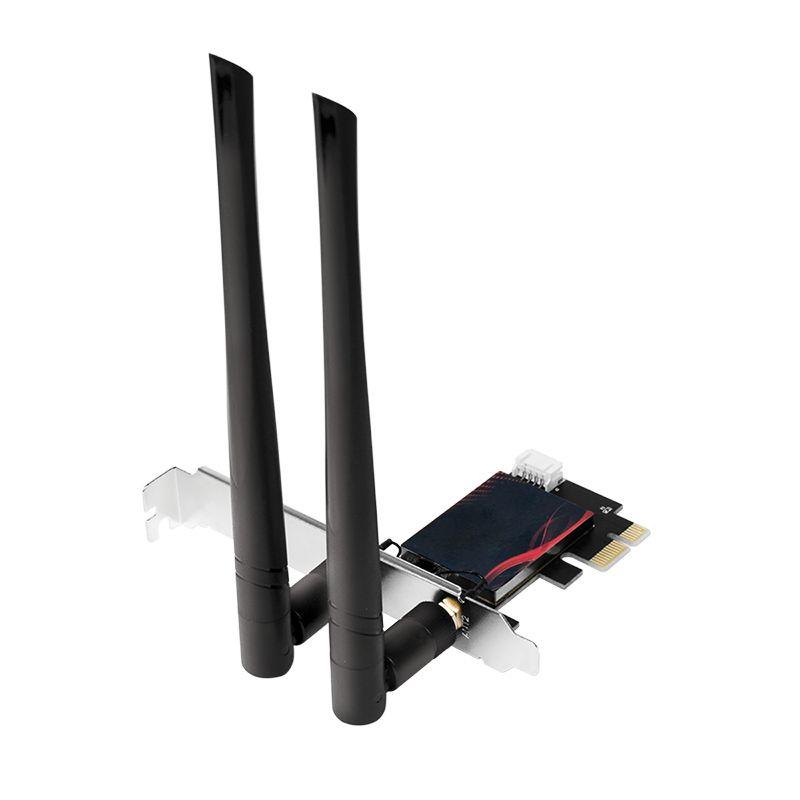 Placa de Rede Wi-Fi PCI-Express LOGILINK WL0248 (Wi-Fi 6E - 2,4 Gbit/s - 2,4 GHz, 5 GHz e 6 GHz), miniatura 2