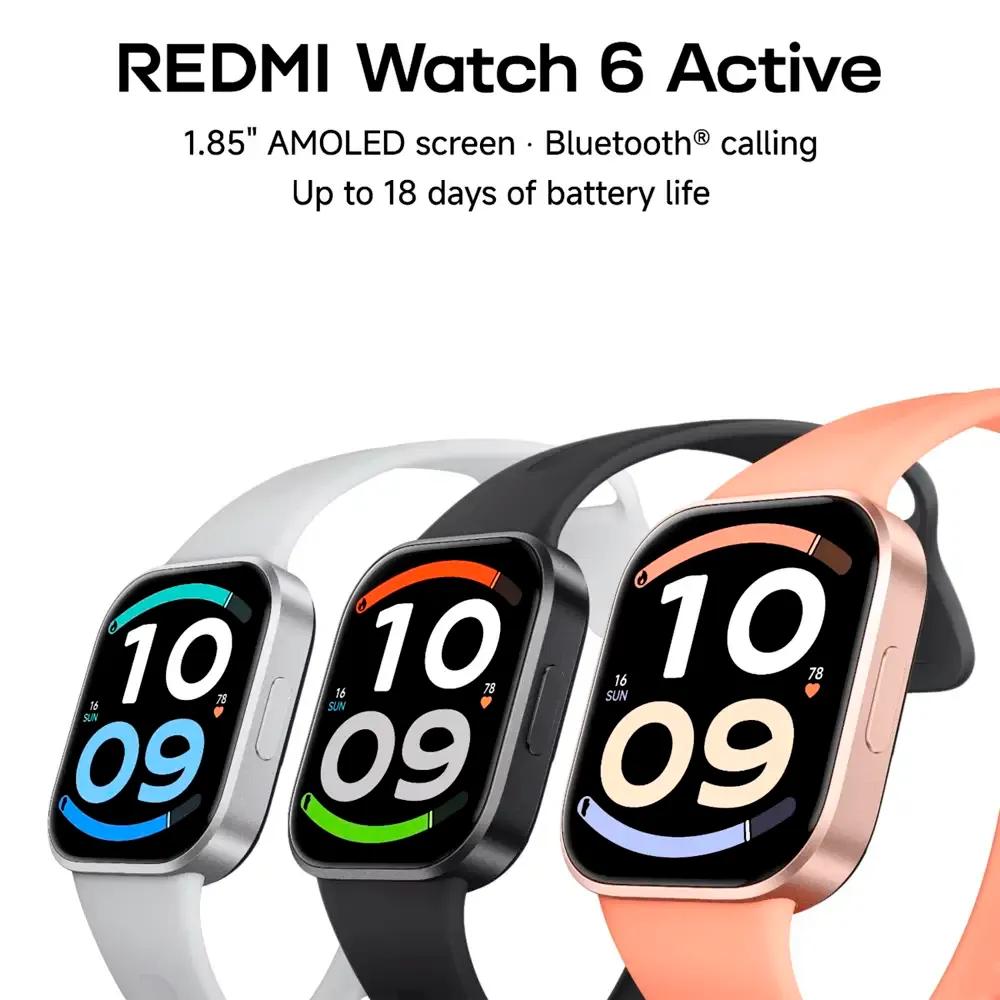 Smartwatch XIAOMI Redmi Watch 6 Active (Ecrã AMOLED 1,85" - Laranja) — miniatura 3