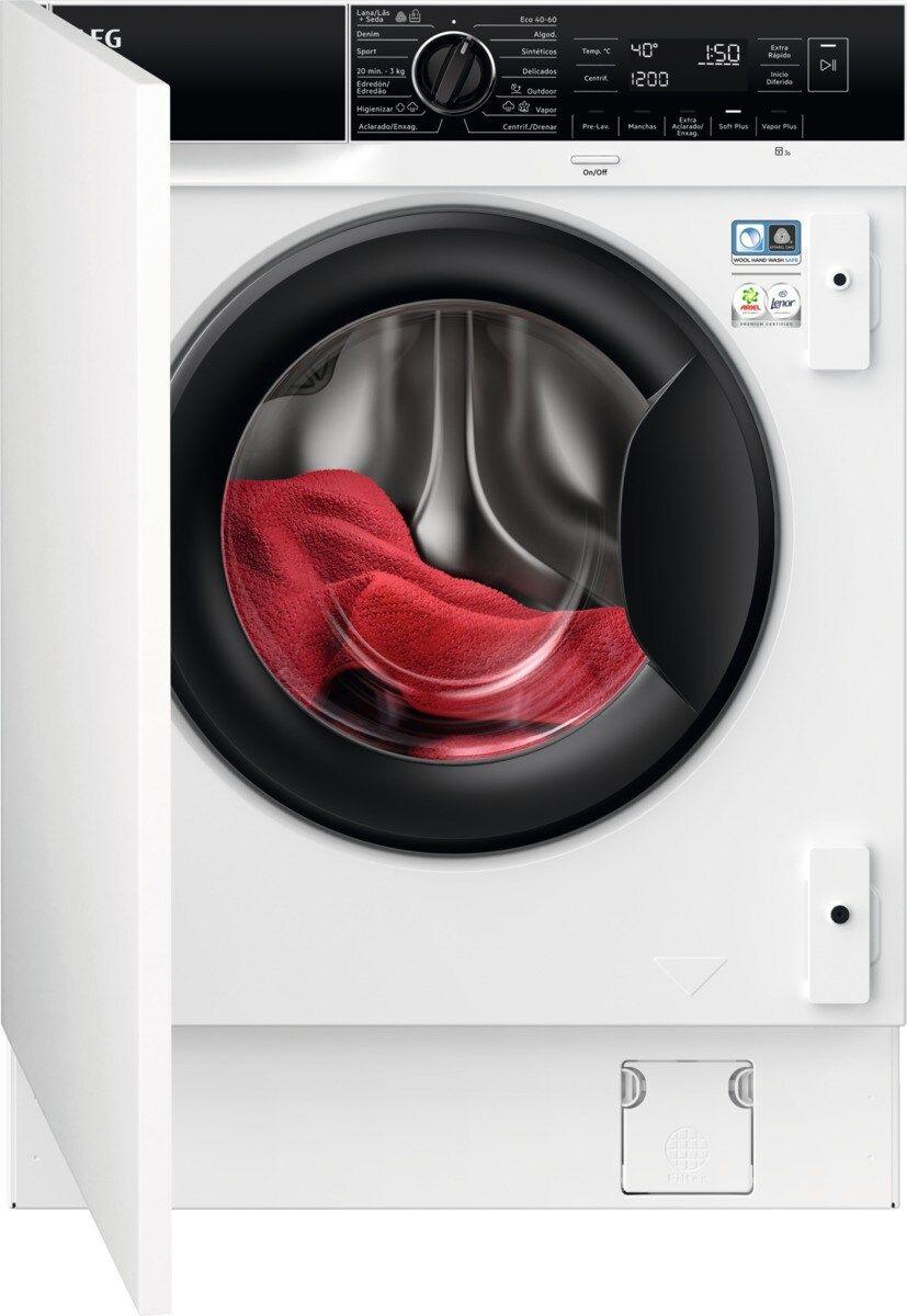 Máquina de Lavar Roupa Encastre AEG LFN7E8436F (Altura 81,9 cm - 82 cm - 8 kg - Classe B)