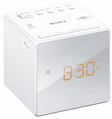 Rádio Despertador SONY ICF-C1W (0,1 W - Branco)