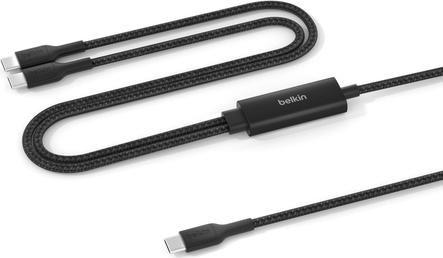 Cabo USB-C Duplo BELKIN BoostCharge Pro 140W CAC004HQ1.5MBK (1,5 m - 2 x USB C - USB C - Preto)