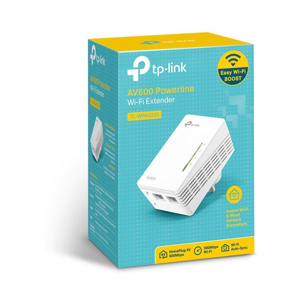 Adaptador Powerline Wi-Fi TP-LINK TL-WPA4220 V4 (Wi-Fi 4 - 11,54,300 Mbit/s - Fast Ethernet - Branco), miniatura 5