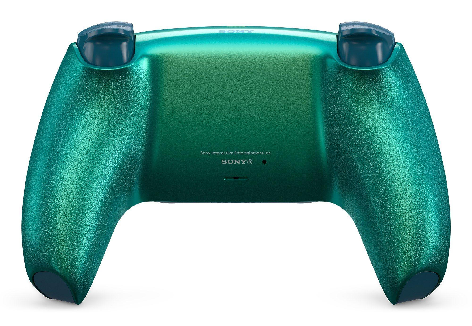 Comando SONY DualSense V3 CFI-ZCT2W (Bluetooth/USB - Com fios e sem fios - Verde-azulado) — miniatura 3