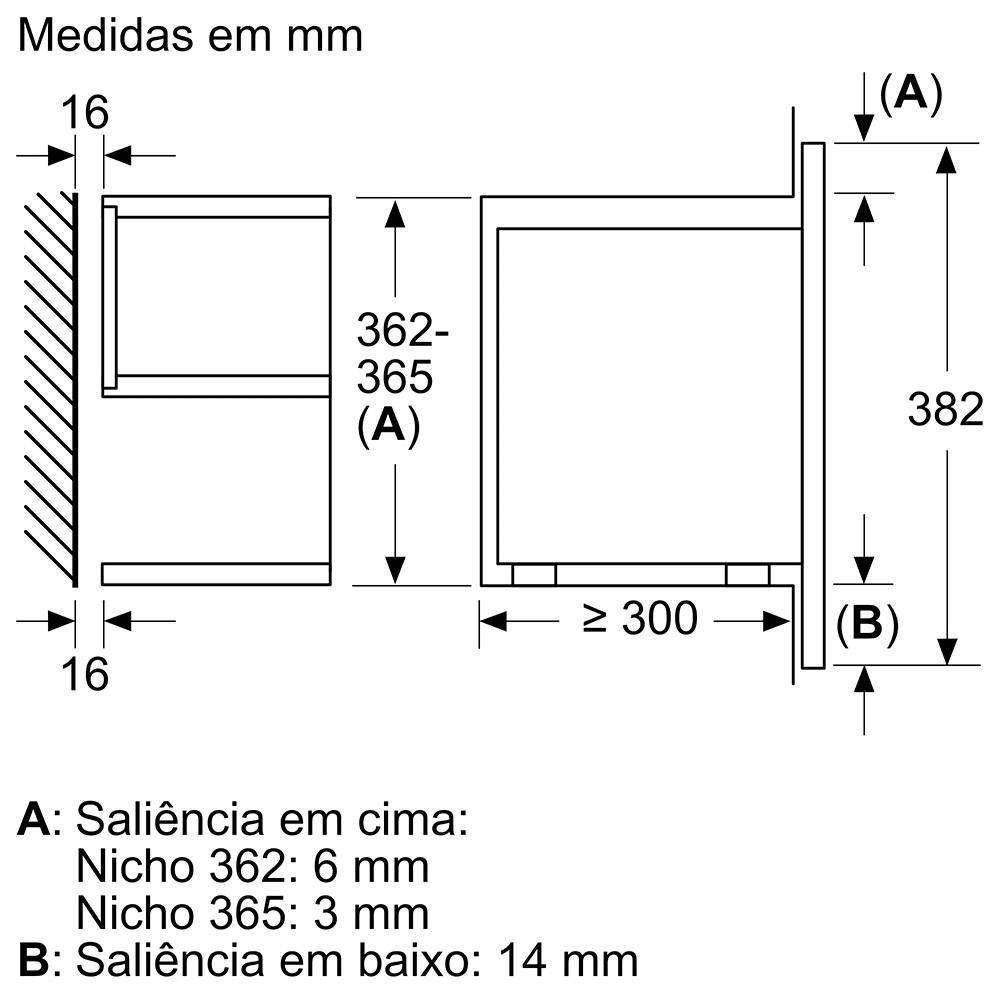 Micro-ondas Encastre BOSCH Serie 8 BFL7221B1 (Altura 31,8 cm - Preto), miniatura 4