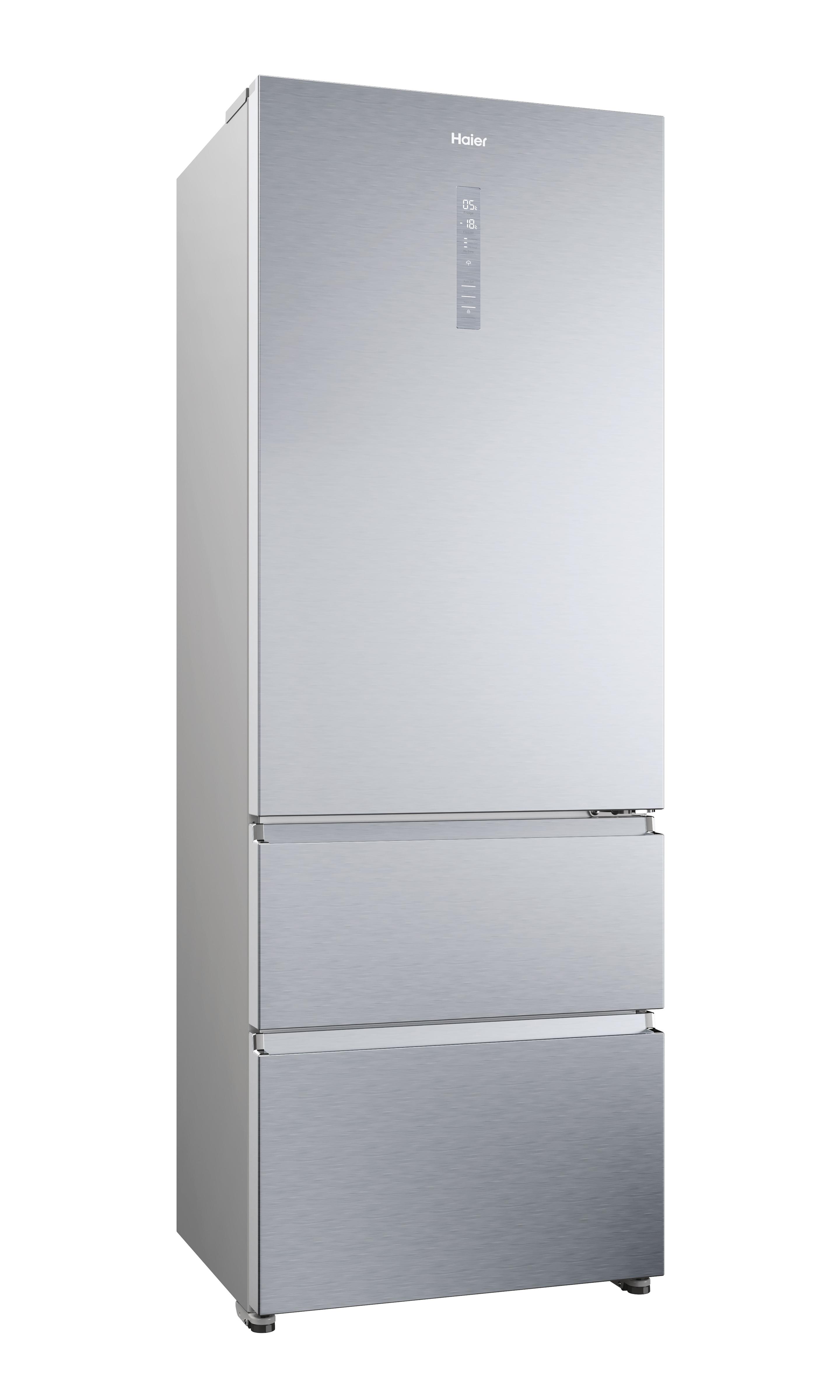 Frigorífico Combinado Independente HAIER HTR5720ENMG (483 l - 200,6x70x67,5 cm - 70 cm - Prateado) — miniatura 4