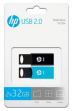 Pen USB HP v212 HPFD212-32-TWIN (32 GB - USB Type-A - USB 2.0 - Preto e Azul)