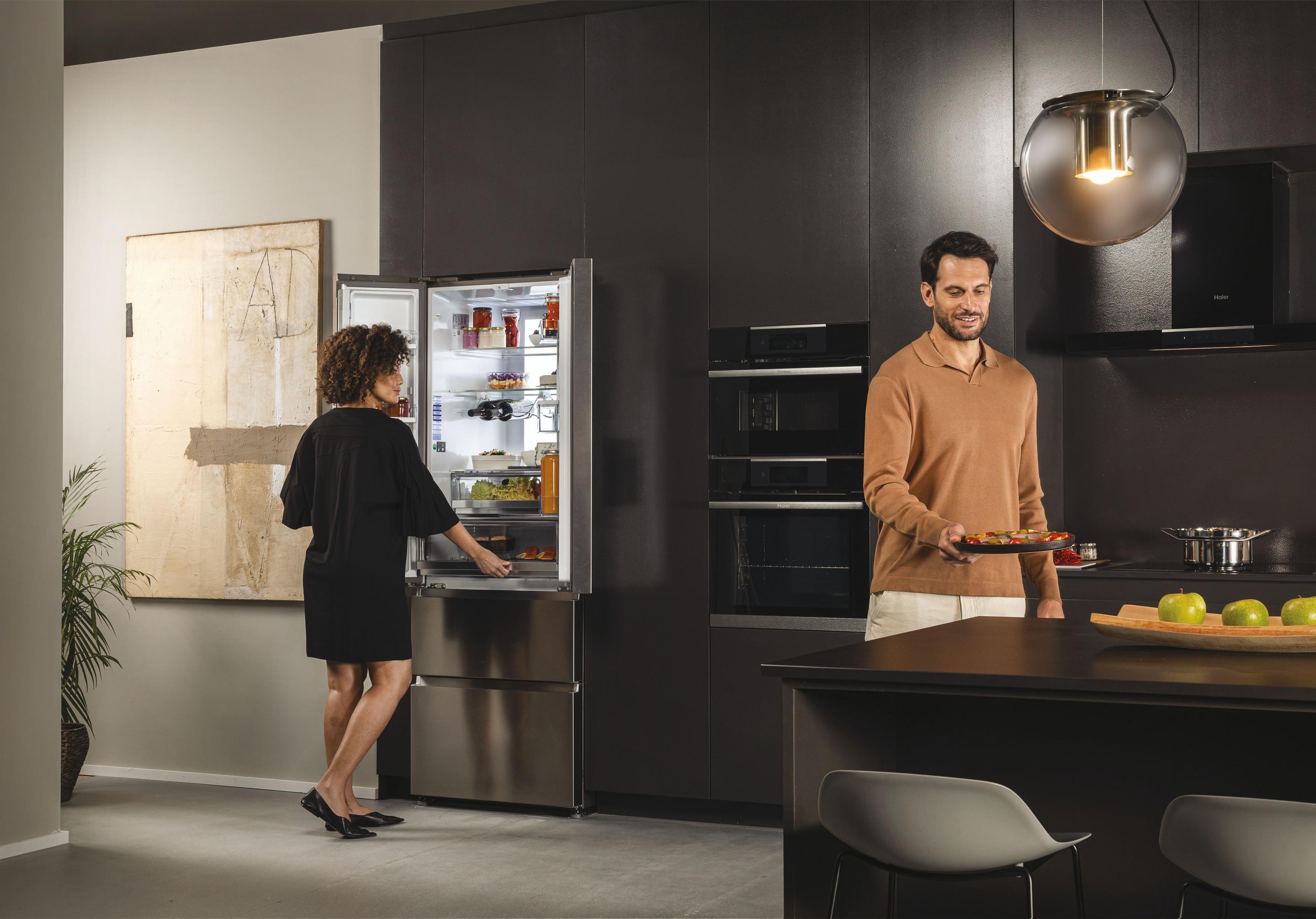 Frigorífico Americano Multiportas Independente HAIER HFW7720EWMP (477 L - 200,6x70x67,5 cm - 70 cm - Cinzento) — miniatura 12