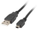 Cabo USB LANBERG CA-USBK-10CC-0003-BK (0,3 m - Canon - Preto)
