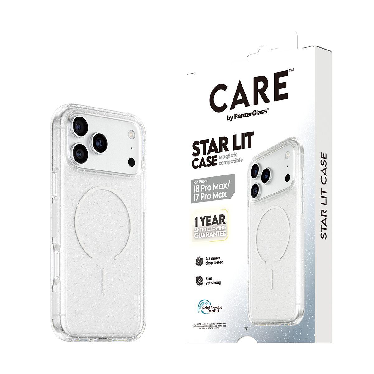 Capa para Telemóvel PANZERGLASS CARE Urban Explorer Star Lit MagSafe (Transparente), miniatura 6
