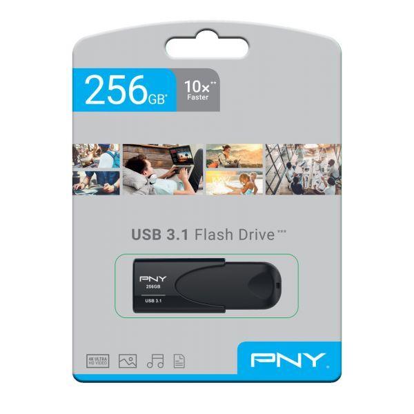 Pen Drive PNY Attaché 4 (256 GB - Sem tampa - USB Type-A - Preto), miniatura 5