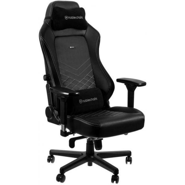 Cadeira Gaming NOBLECHAIRS HERO (150 kg - Até 8 cm - 4D - Preto/Branco Platina), miniatura 6