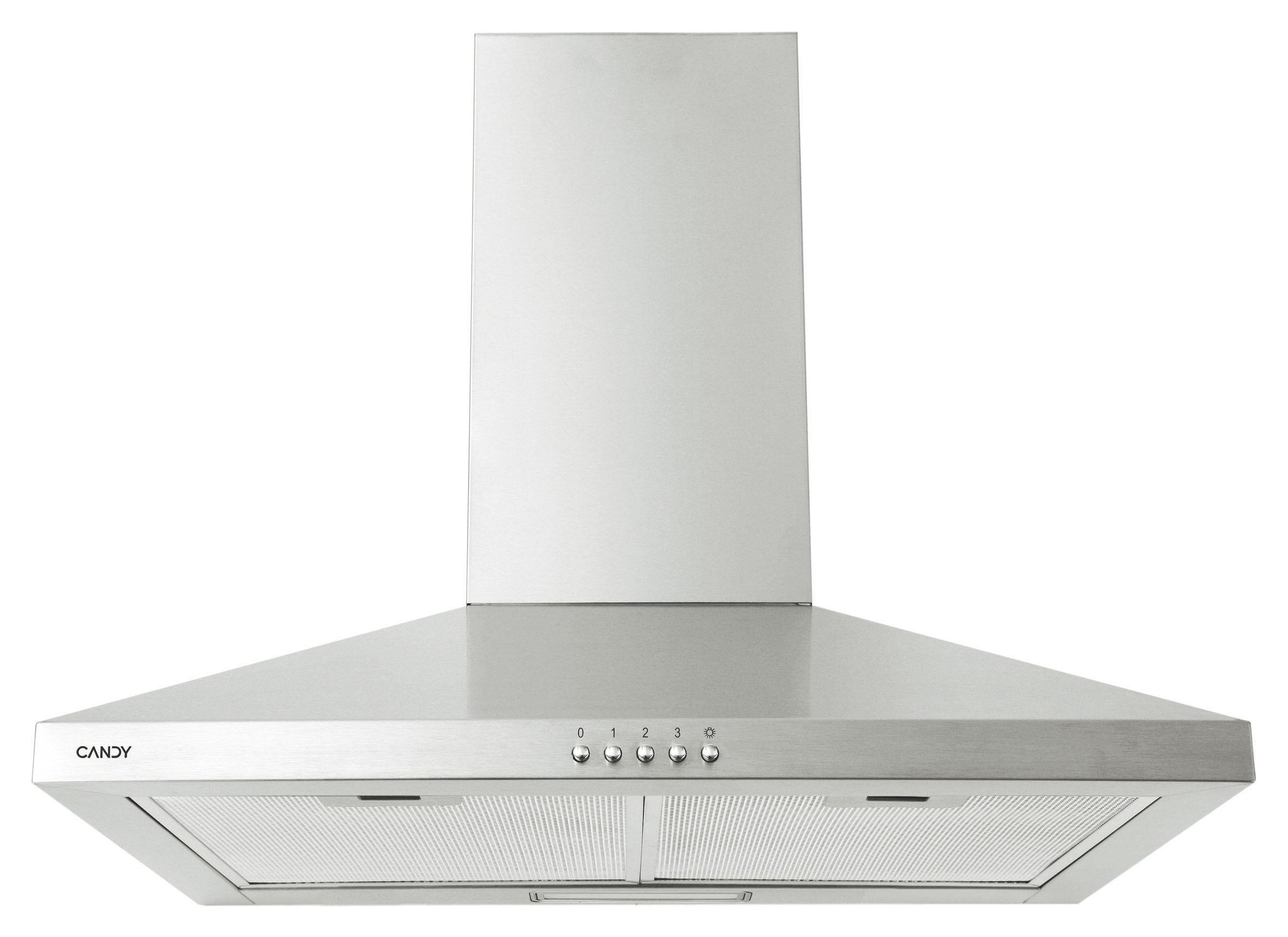 Exaustor de Parede CANDY CCE116/1XGG (Altura 83,6 cm - 60 cm - 84 cm - Inox)