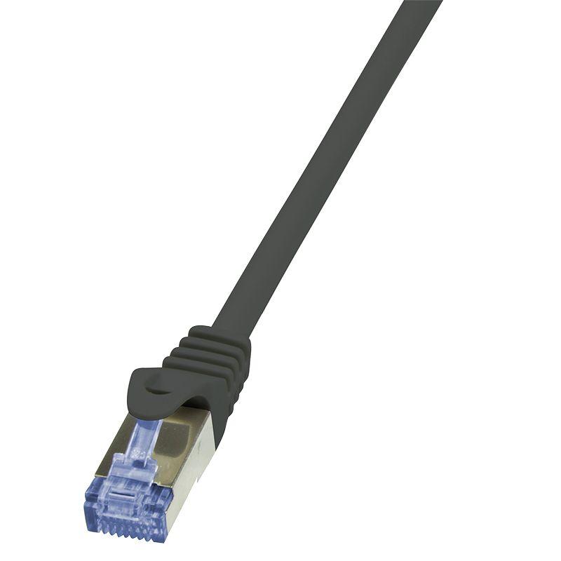 Cabo de Rede LOGILINK CQ3103S (15 m - Cat6A - RJ-45 - Preto)