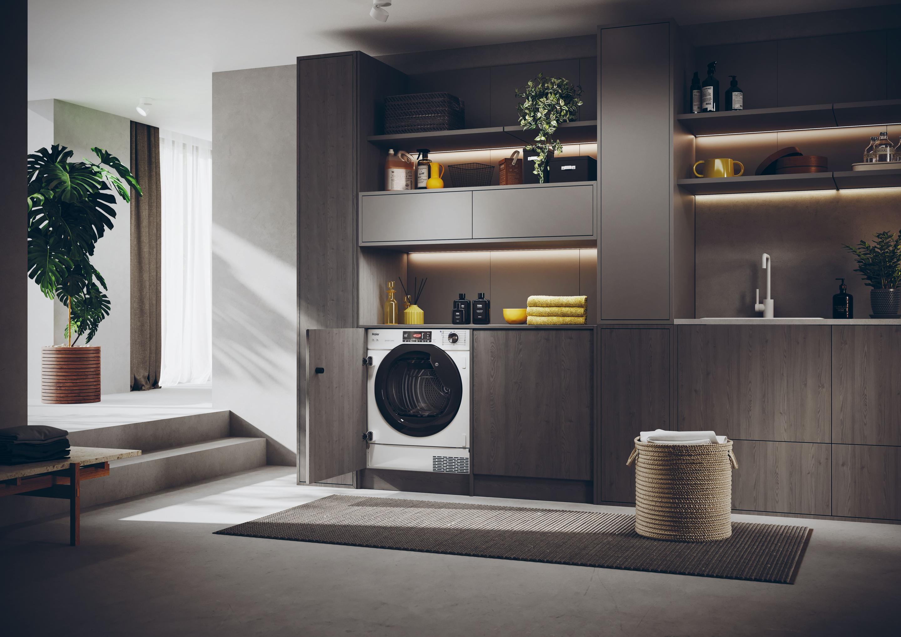 Máquina de Secar Roupa Encastre HAIER HDBIH7A2TBEXS (Altura 85 cm - 85 cm - 7 kg - Não aplicável), miniatura 10