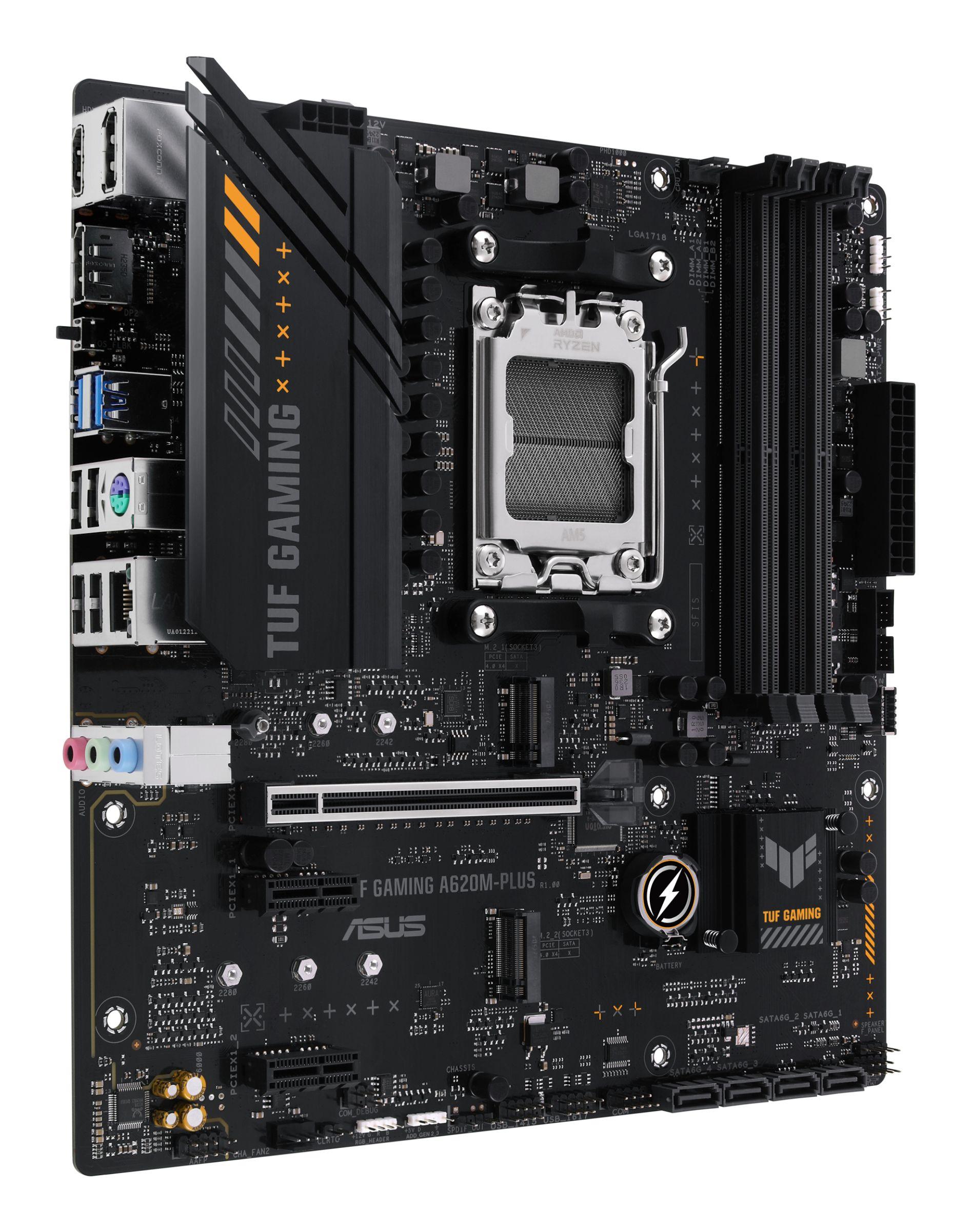 Motherboard ASUS TUF GAMING A620M-PLUS (AM5 - AMD Ryzen 7000 Series - micro ATX) — miniatura 4