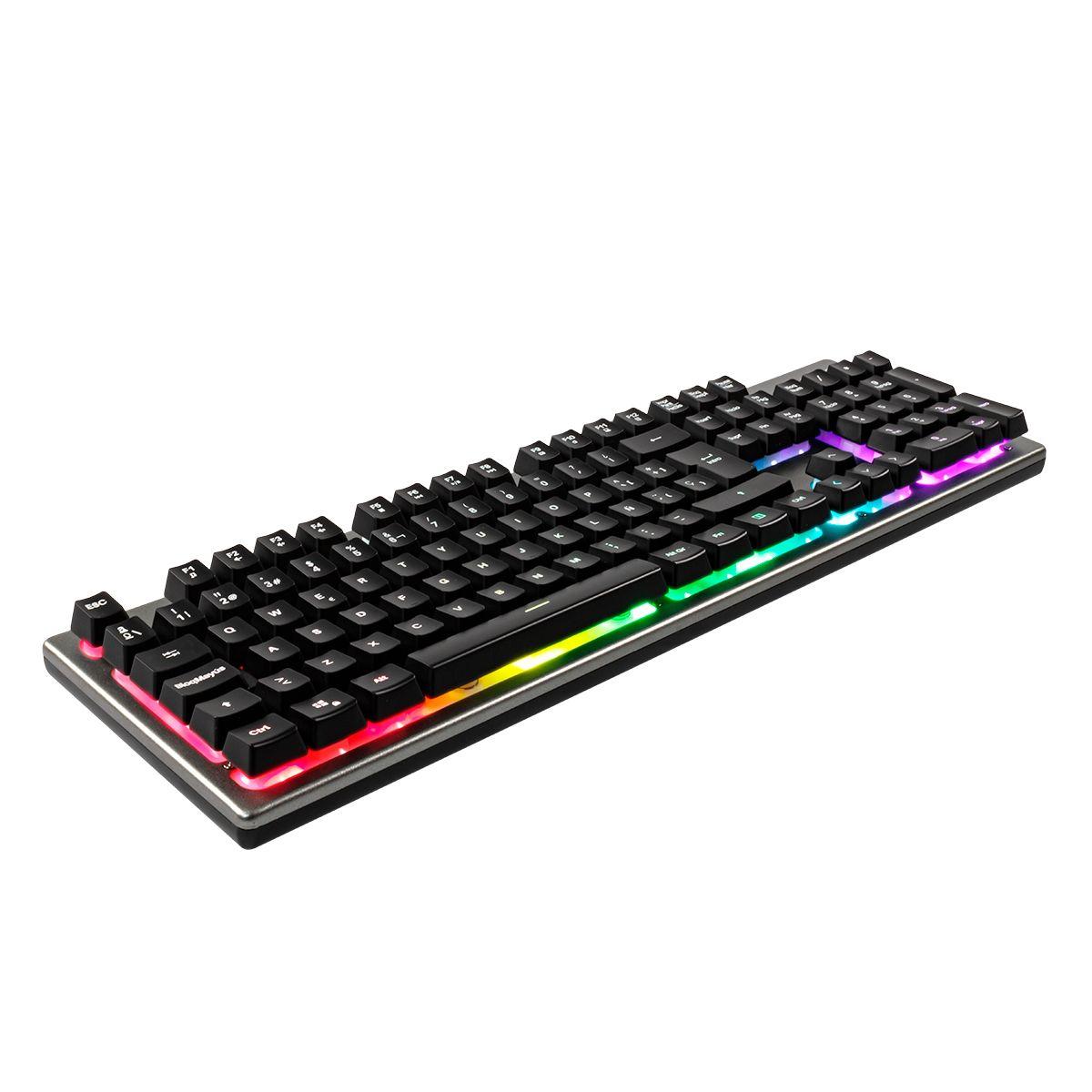 Teclado UNYKACH Nova K244 (Português - Tamanho completo - USB - Cinzento), miniatura 4