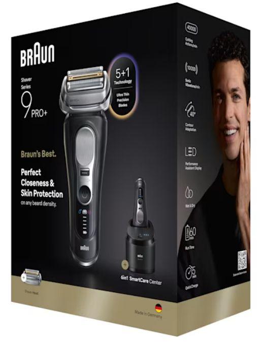 Máquina de Barbear BRAUN Series 9 Pro+ 9660CC (Aço inoxidável - Preto e Prateado), miniatura 2