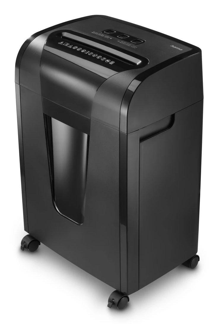Destruidora de Papel HAMA Prime M100 (Microcorte 2 x 12 mm - 10 Folhas - Preto)