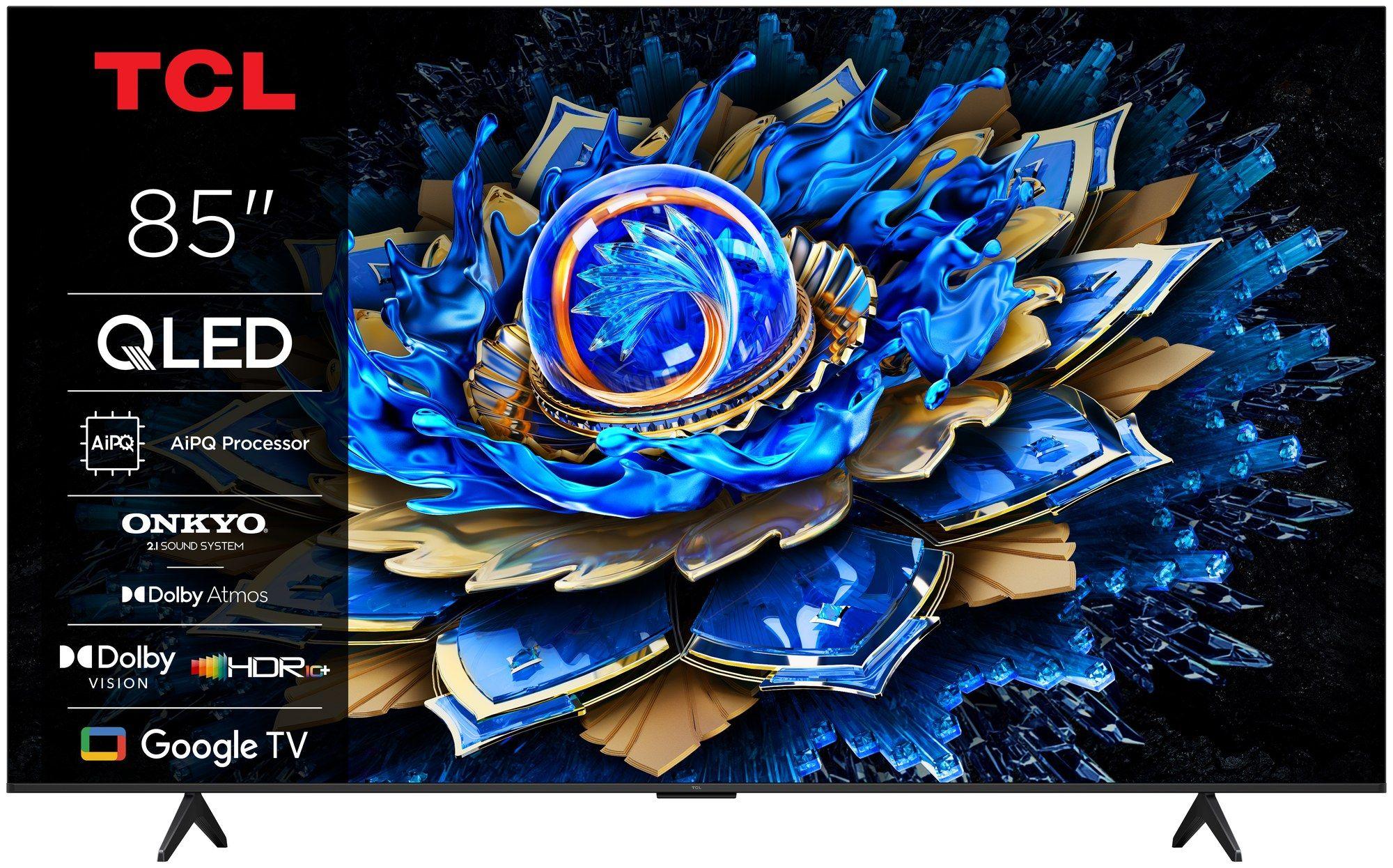 Televisão TCL TV 85T69C (85" - LCD com tecnologia QLED - 4K Ultra HD - Preto)