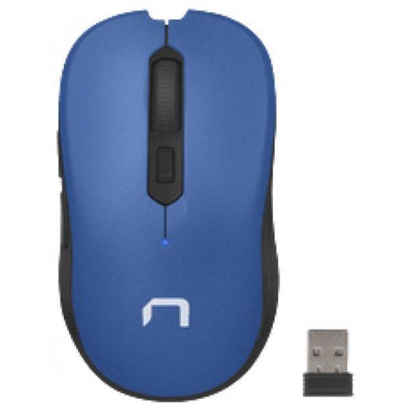 Rato NATEC TOUCAN NMY-1651 (Ambidestro - 1600 DPI - Bluetooth - Azul e Branco) — miniatura 2