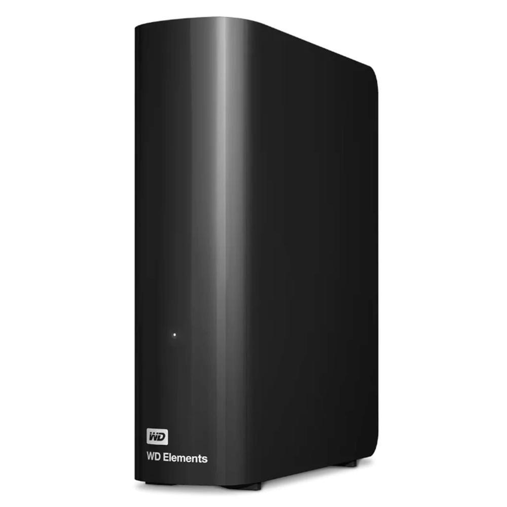 Disco Rígido Externo WESTERN DIGITAL Elements Desktop WDBWLG0220HBK-EESN (22 TB - 3,5 polegadas - Micro-USB B - Preto)